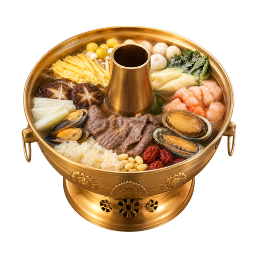 Royal Hot Pot sticker illustration