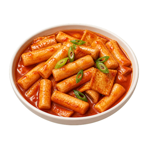 Spicy Rice Cakes sticker illustration