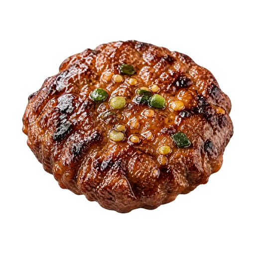 Grilled Ground Short Rib Patties sticker illustration