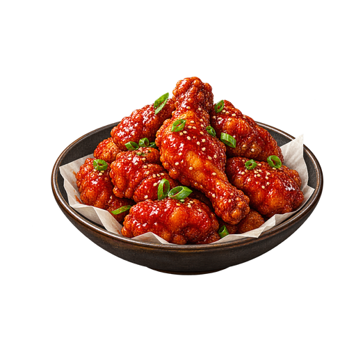 Sweet Spicy Chicken sticker illustration