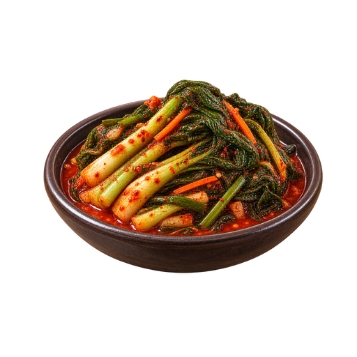 Young Radish Greens Kimchi sticker illustration