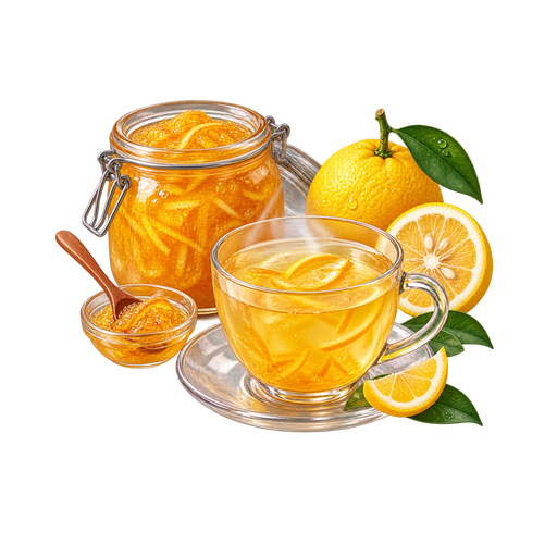 Citron Tea sticker illustration