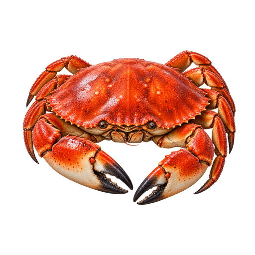 Krabbe (Crab) sticker illustration