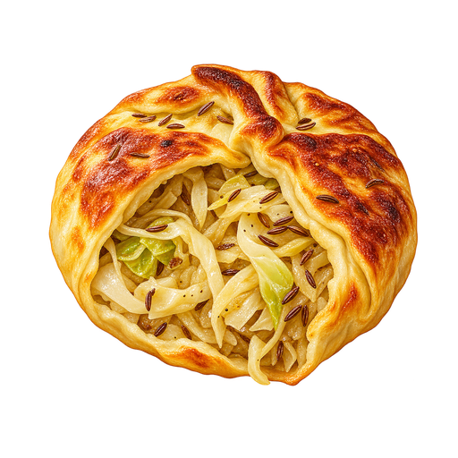 Krautshäuptchen sticker illustration