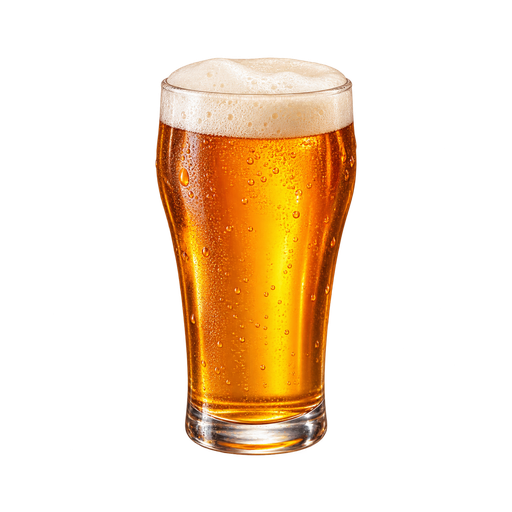 Krynica Beer sticker illustration