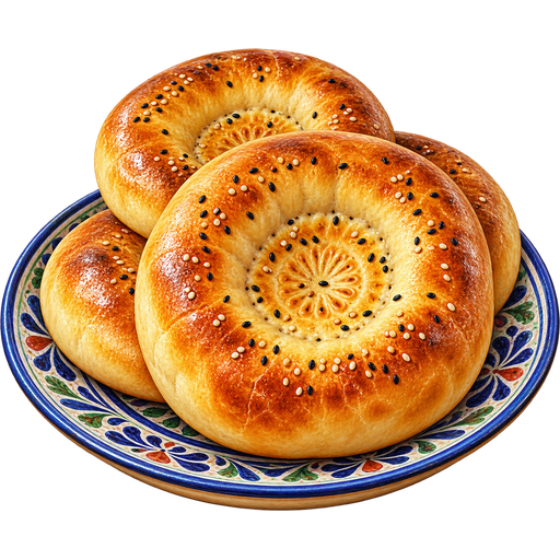 Tajik Kulcha sticker illustration