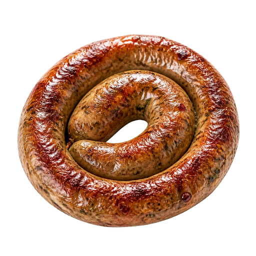 Georgian Sausage sticker illustration