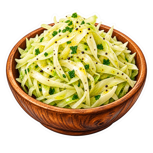 Cabbage Salad sticker illustration