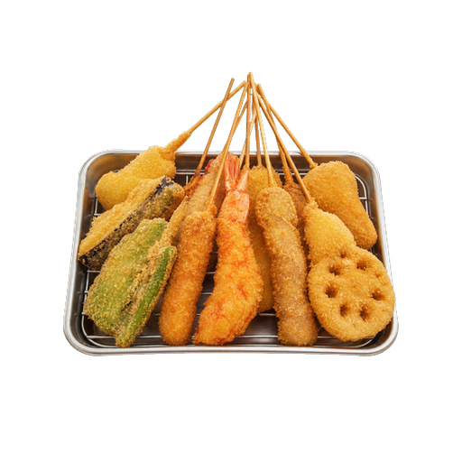 Kushikatsu sticker illustration