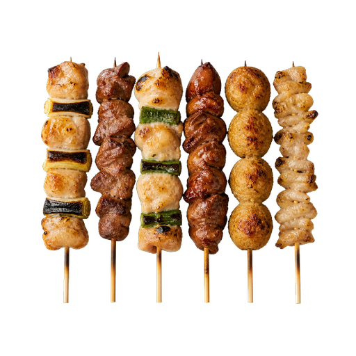 Kushiyaki sticker illustration