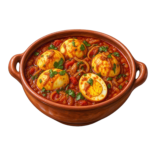 Burmese Egg Curry sticker illustration