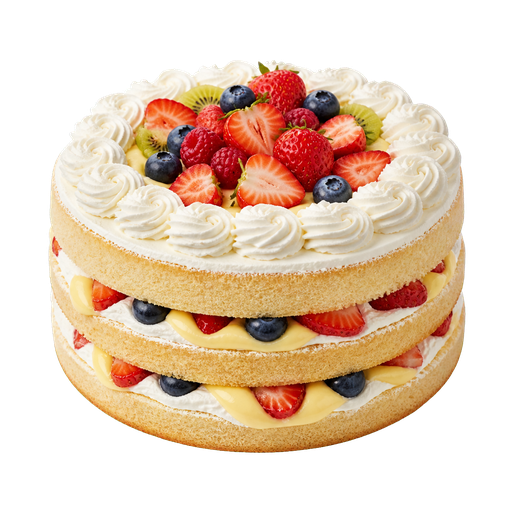 Lagkage (Layer Cake) sticker illustration