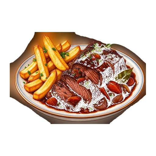 Maltese Braised Horse Meat sticker illustration
