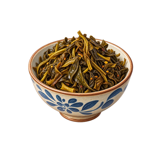 Fermented Tea Leaves sticker illustration