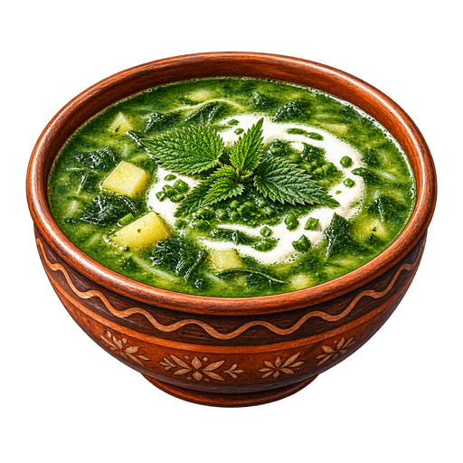 Nātru Zupa sticker illustration