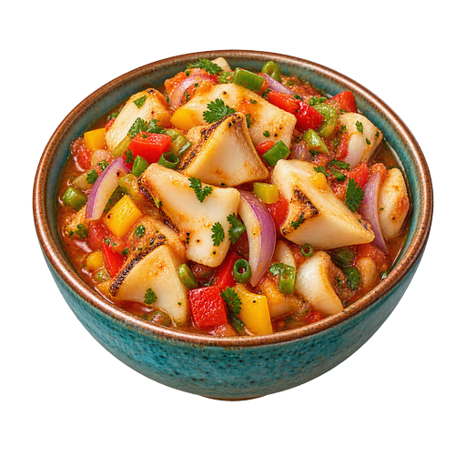 Saint Lucian Conch Stew sticker illustration
