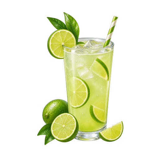Saint Lucian Lime Squash sticker illustration