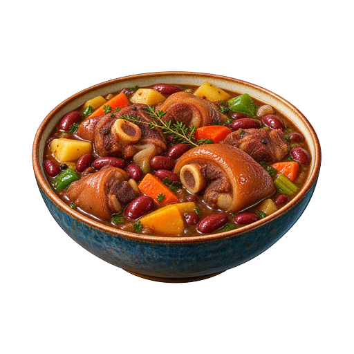 Pigtail and Red Bean Bouillon sticker illustration