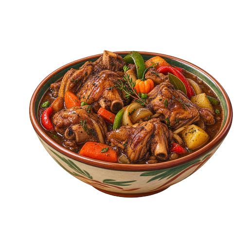 Stewed Chicken Backs sticker illustration