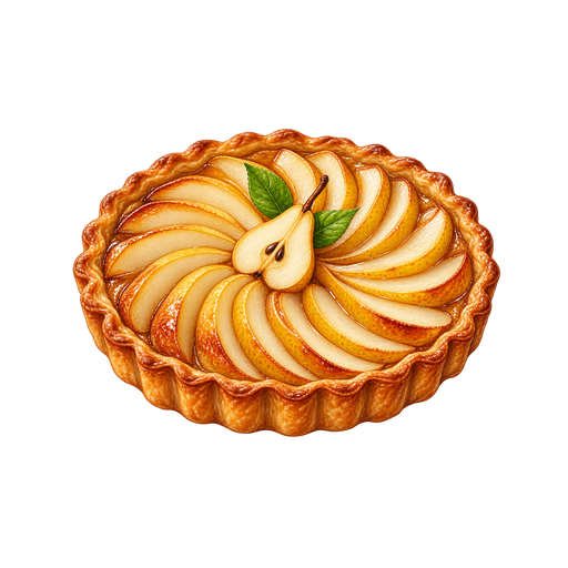 Le poirat sticker illustration