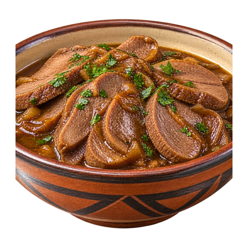 Toasted Beef Tongue sticker illustration