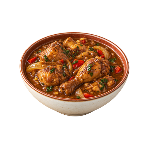 Liberian Chicken Gravy sticker illustration