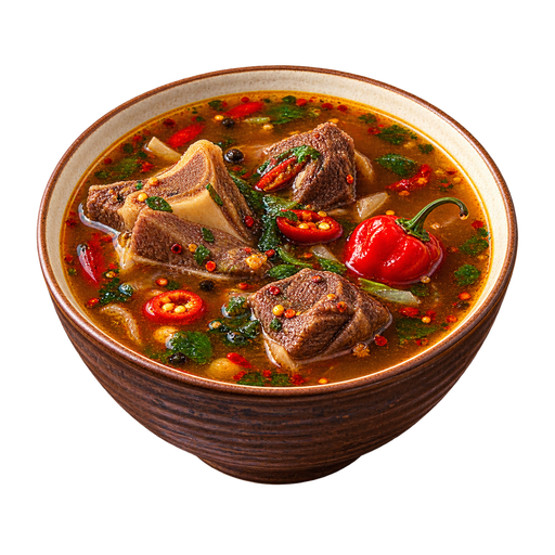 Liberian Pepper Soup sticker illustration