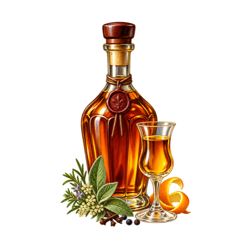 Licor de Singeverga sticker illustration