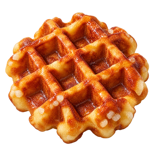 Liège Waffle sticker illustration