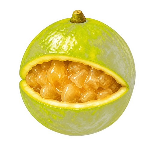 Limón Relleno sticker illustration