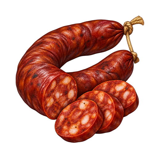 Linguiça do Baixo Alentejo sticker illustration