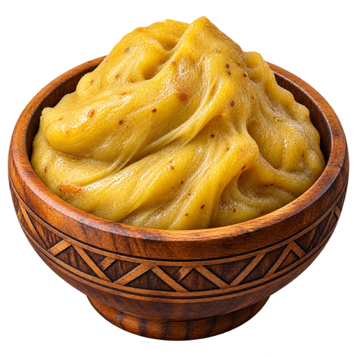 Mashed Plantain Balls sticker illustration