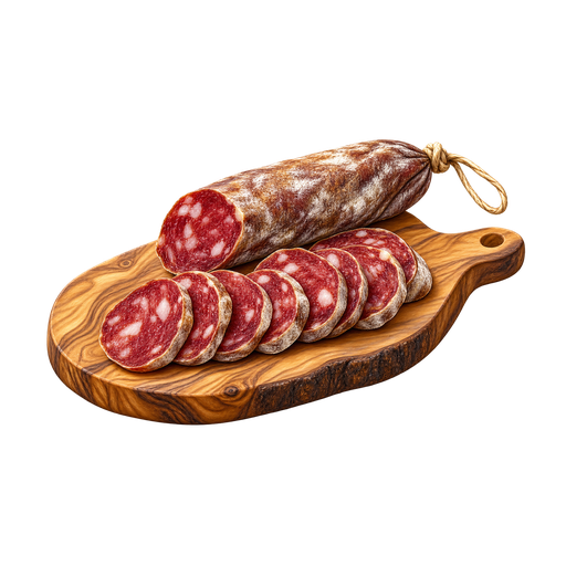 Andorran Cured Sausage sticker illustration