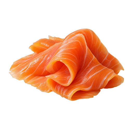 London cure smoked salmon sticker illustration