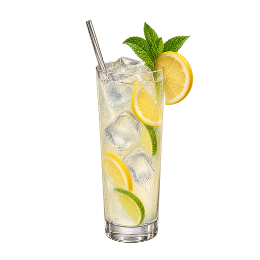 Long Vodka sticker illustration