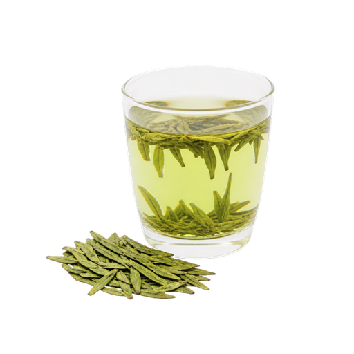 Dragon Well Tea sticker illustration