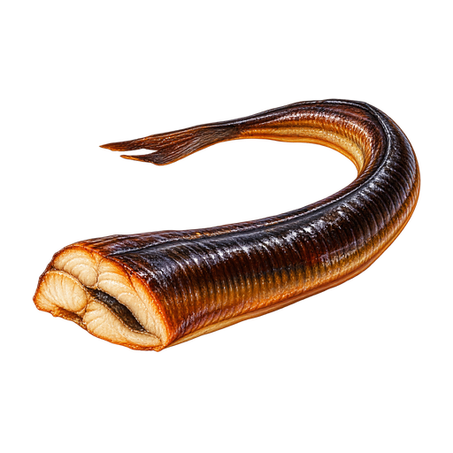 Lough Neagh Eel sticker illustration