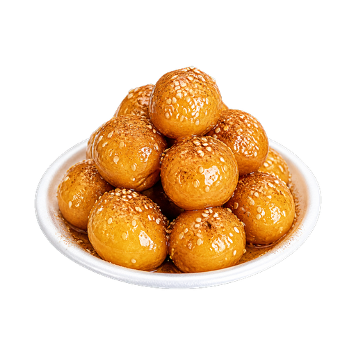 Loukoumades sticker illustration