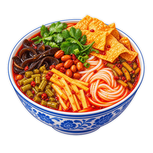 Luosifen Snail Noodles sticker illustration