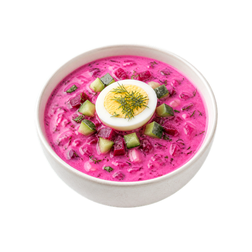 Cold Beet Soup sticker illustration