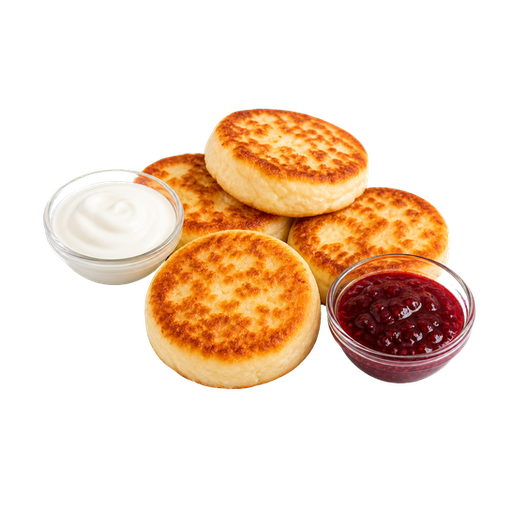 Cottage Cheese Pancakes sticker illustration