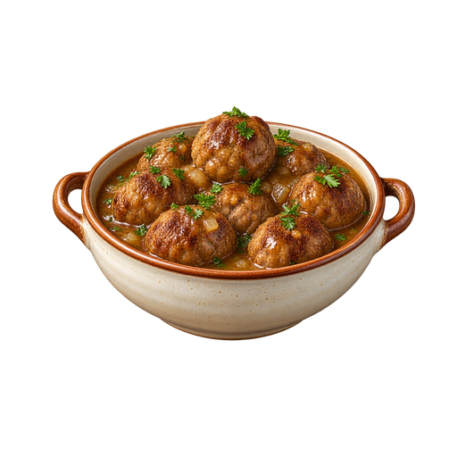 Meatballs sticker illustration