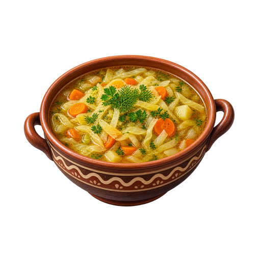 Cabbage Soup sticker illustration