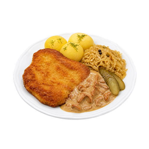 Breaded Pork Cutlet sticker illustration