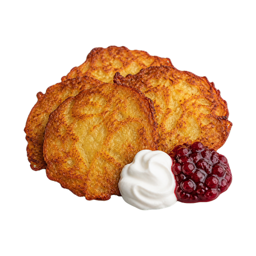 Potato Pancakes sticker illustration