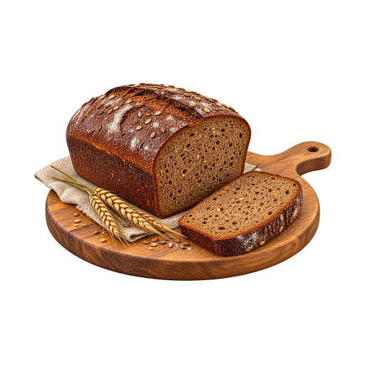 Rye-Wheat Bread sticker illustration