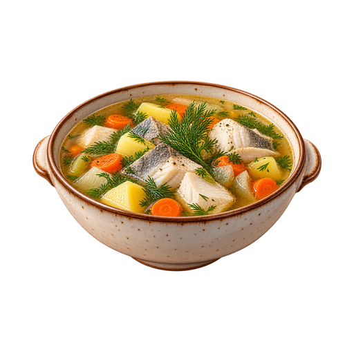 Fish Soup sticker illustration