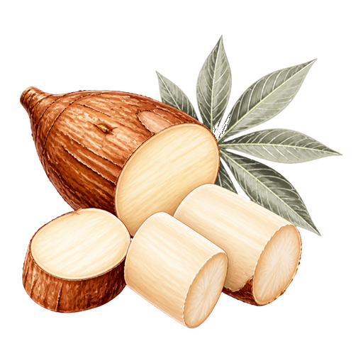 Macaxeira sticker illustration