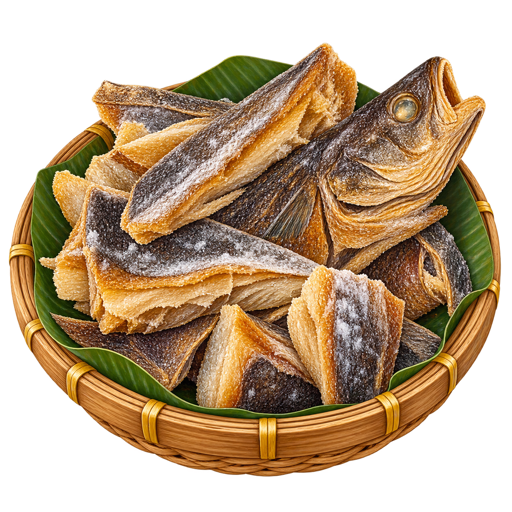 Salt Fish sticker illustration