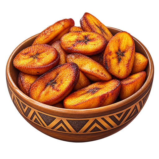 Fried Plantains sticker illustration